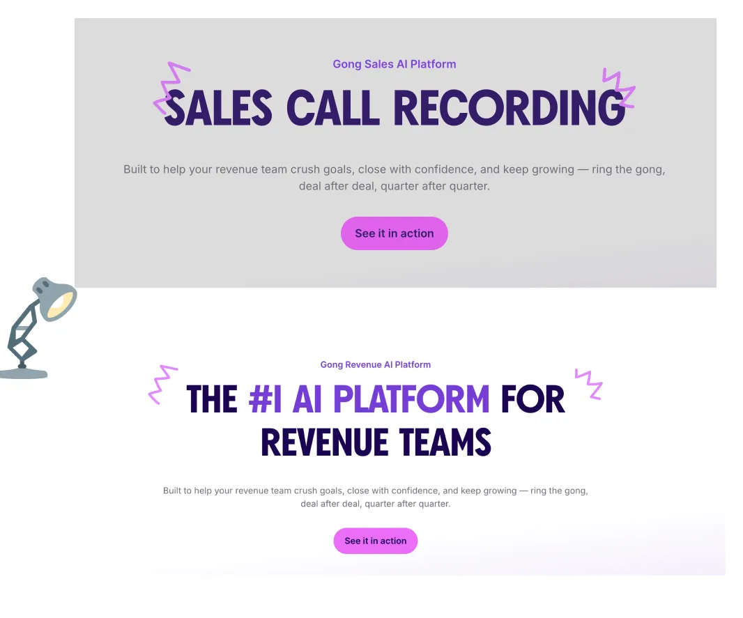 Positioning — B2B copywriting example
