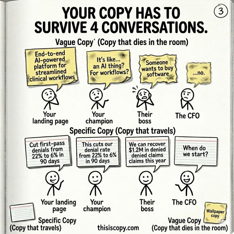 Sticky healthcare copywriting tips that make B2B messaging memorable