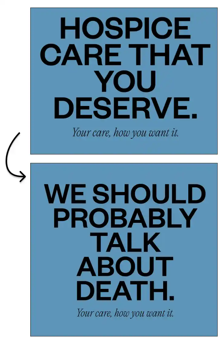 Honest copywriting — B2B copywriting example